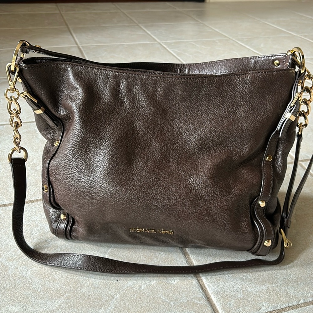 Michael Kors Brown Hobo Bag